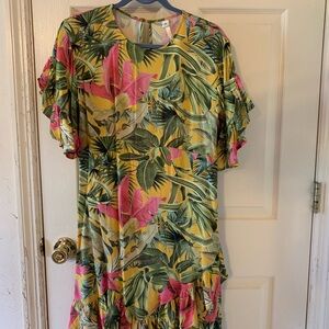 Uncle Frank Floral Print Dress Size Small